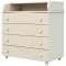 Комод пеленальный  Baby Dream Prestige 6 - ваниль