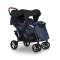 Прогулочная коляска для двойни EasyGo Fusion - denim 2019