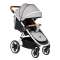 Детская прогулочная коляска Coletto Joggy - silver на белой раме