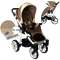Детская прогулочная коляска Bebetto Nico эко-кожа+ткань - SL-148