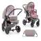 Детская коляска-трансформер Tutis Smart 2  в 1 - серый/розовый