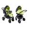 Детская универсальная коляска Tutis Zippy New 2 в 1 - серый/зеленый