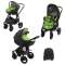 Детская универсальная коляска Tutis Zippy Sport Plus 3 в 1 - серый/зеленый