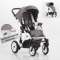 Детская прогулочная коляска Izacco Z2 СМ эко-кожа+ткань - СМ01