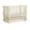 Детская кроватка Лель Кубаночка 4-40 универсальный маятник - слоновая кость