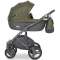 Детская универсальная коляска Riko Vario 2 в 1 - olive