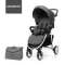 Детская прогулочная коляска 4 Baby Rapid 2019 с сумкой - graffite