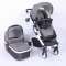 Детская универсальная коляска XO-Drive 2 в 1 - dark grey