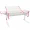 Парта Деми СУТ 42-К со стулом - рамух-белый-розовый