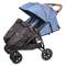 Прогулочная коляска для двойни Coletto Enzo Twin - джинс