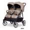 Прогулочная коляска для двойни EasyGo Domino - latte