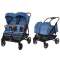 Коляска для двойни Carrello Connect 2 в 1 - evening blue