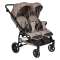 Прогулочная коляска для двойни Pituso DuoCity колеса PU 2023 - cappuccino