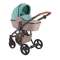 Детская коляска Lorelli Rimini 2 в 1 - beige green dots