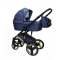 Детская коляска Ray Victoria Gold 2 в 1 - 38 синяя кожа