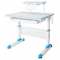 Парта-трансформер Rifforma Comfort-80 с полкой - голубой