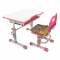 Парта-трансформер со стулом Rifforma SET-10 - розовый
