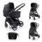 Детская коляска Lorelli California 2 в 1 - black marble