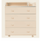 Комод пеленальный Топотушки Фортуна Плюс 80/5 ЛДСП - слоновая кость