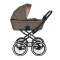 Детская коляска Pituso Leticia Classic 14d 1 в 1 - chocolate+кожа brown mettalic