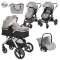 Детская коляска Lorelli Heaven 3 в 1 - grey