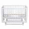 PITUSO Кровать детская маятник Mirage БЫСТРОСЪЕМНАЯ СТЕНКА - белый-белый