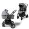 Коляска-трансформер BubaGo ZOOM - темно-серый