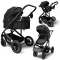 Коляска-трансформер BubaGo Dias 3 в 1 - черный