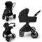 Детская коляска BubaGo Gaudi Classic 3 в 1 - черный