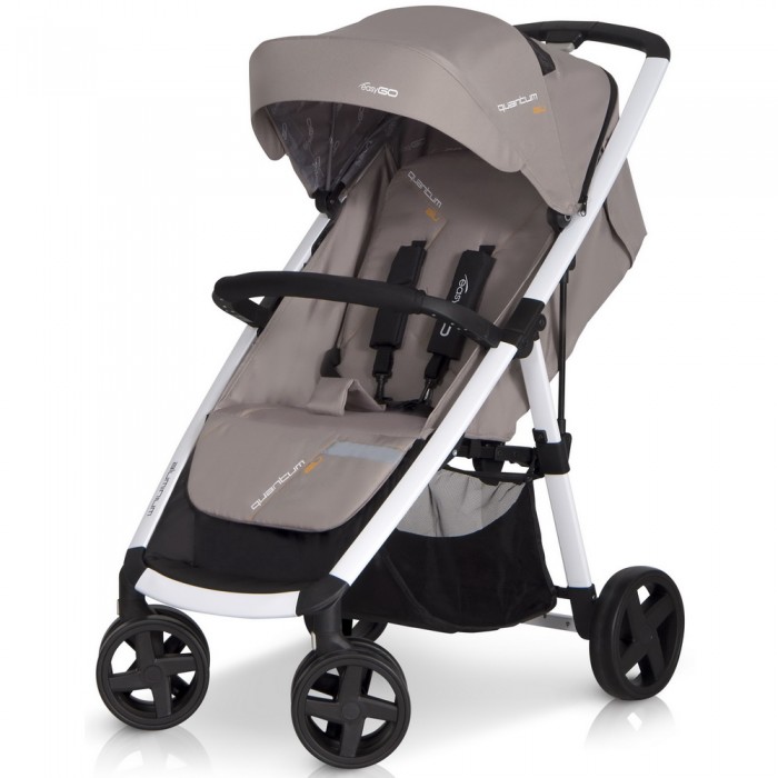 Прогулочная коляска EasyGo Quantum White - серый