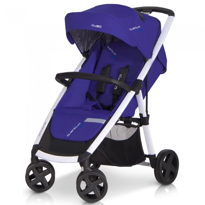 Прогулочная коляска EasyGo Quantum White - синий