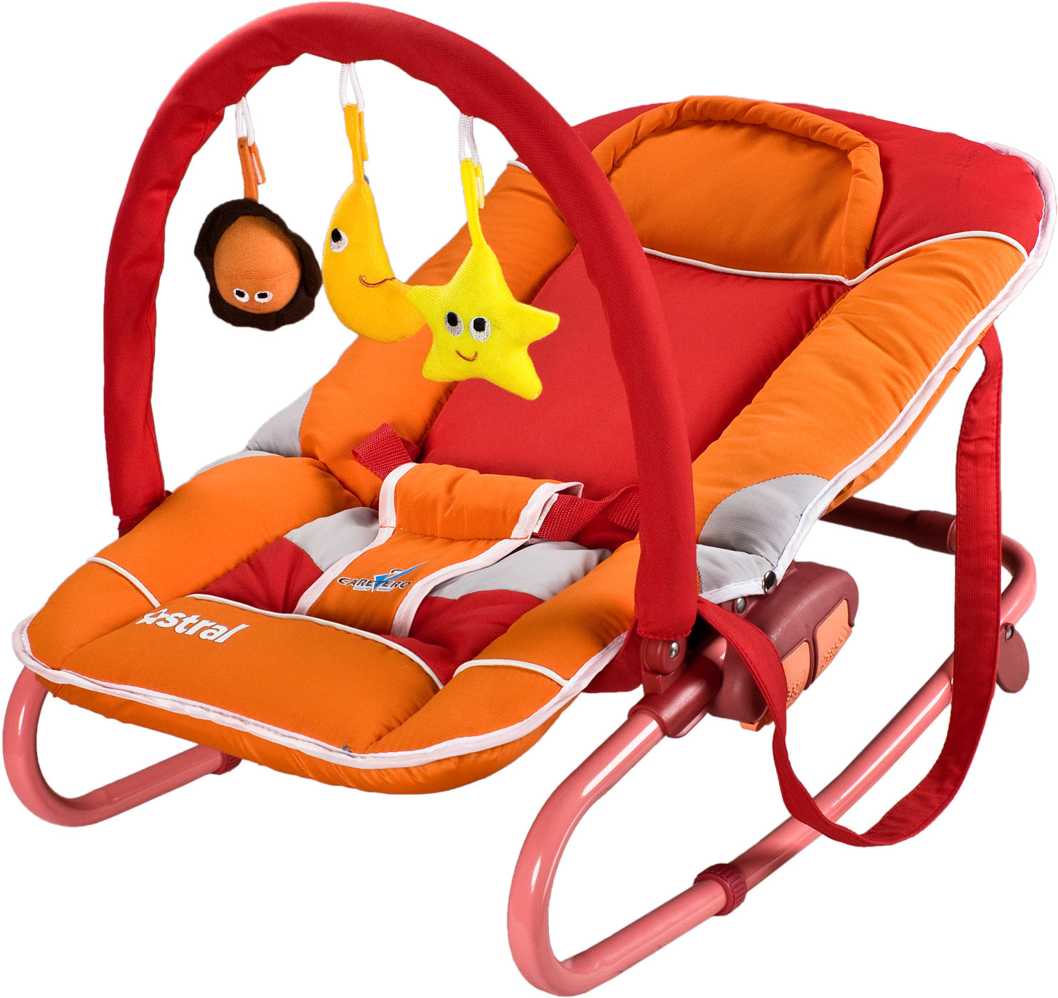 Детский шезлонг Caretero Astral - оранжевый