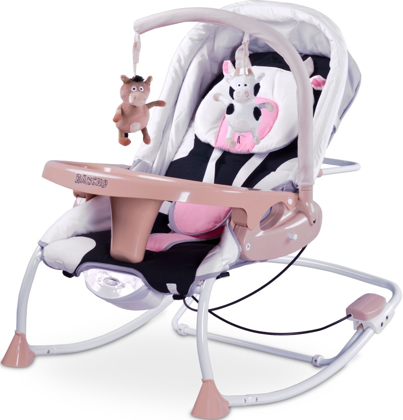 Детский шезлонг Caretero Rancho - белый