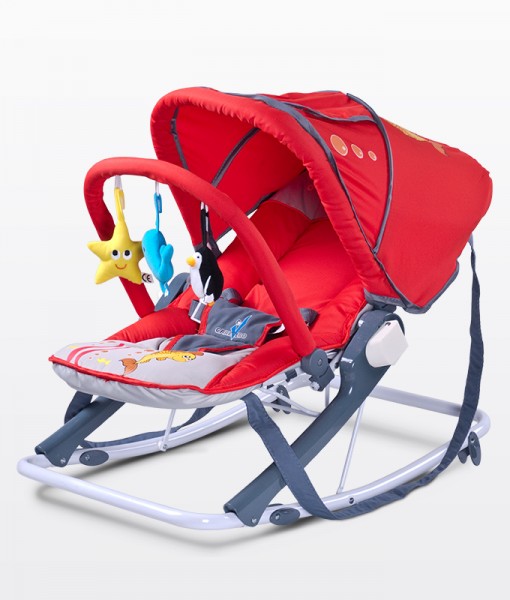 Детский шезлонг Caretero Aqua - red