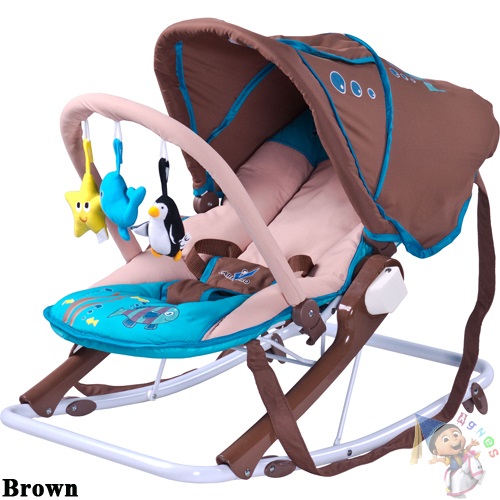 Детский шезлонг Caretero Aqua - brown