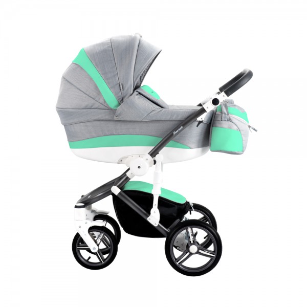 Детская коляска Bebetto Murano эко-кожа+ткань - 09M