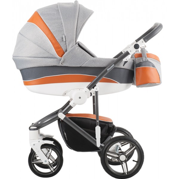 Детская коляска Bebetto Murano эко-кожа+ткань - 11M
