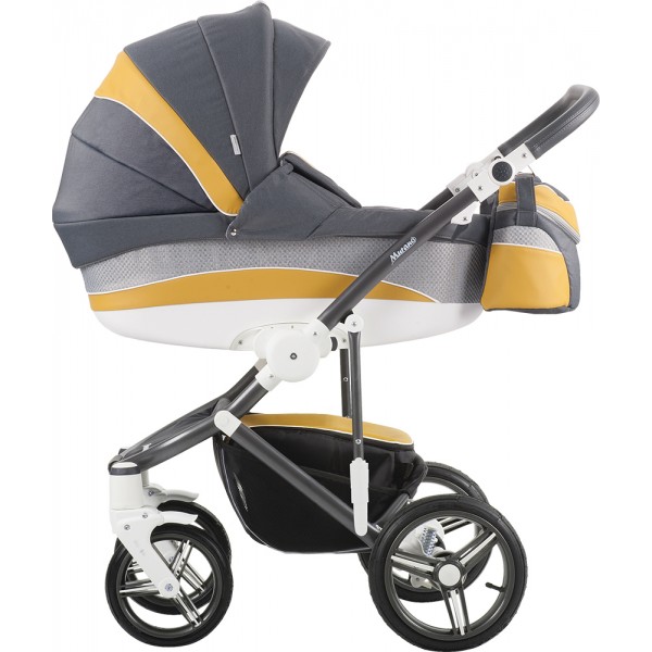 Детская коляска Bebetto Murano эко-кожа+ткань - 12M