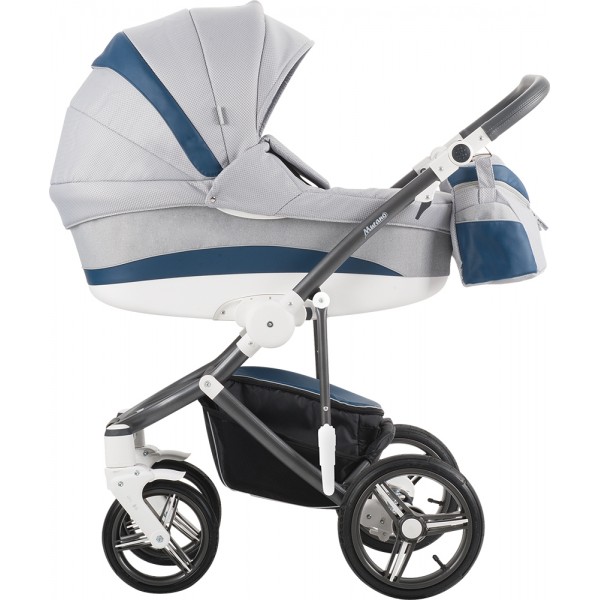 Детская коляска Bebetto Murano эко-кожа+ткань - 13M
