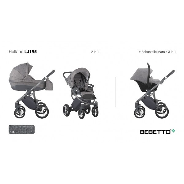 Детская коляска Bebetto Holland 2 в 1 - LJ195