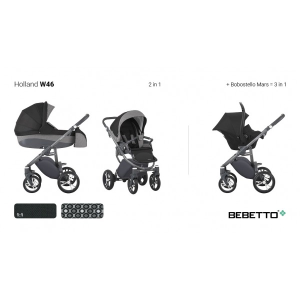 Детская коляска Bebetto Holland 2 в 1 - W46