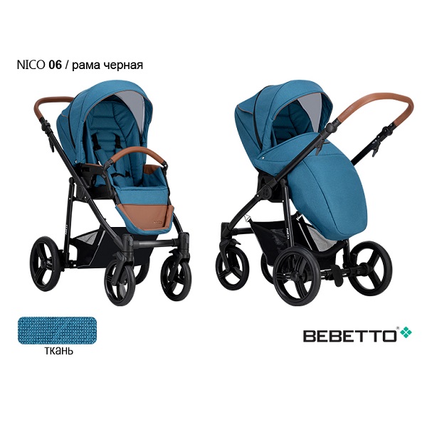Детская прогулочная коляска Bebetto Nico - 06 CZM
