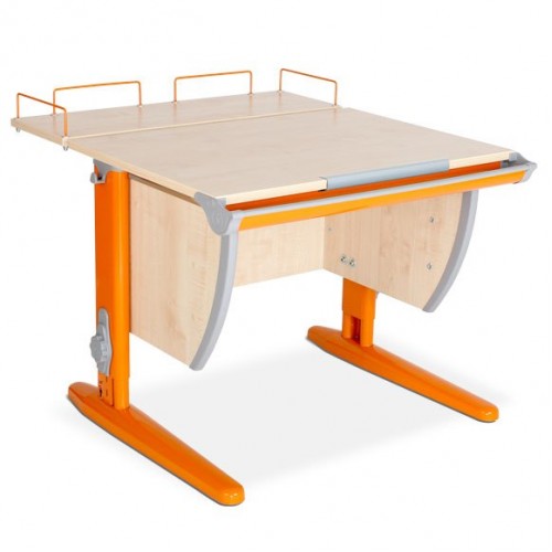 Набор мебели ДЕМИ Сут 14-01 с деревянным стулом - оранжевый