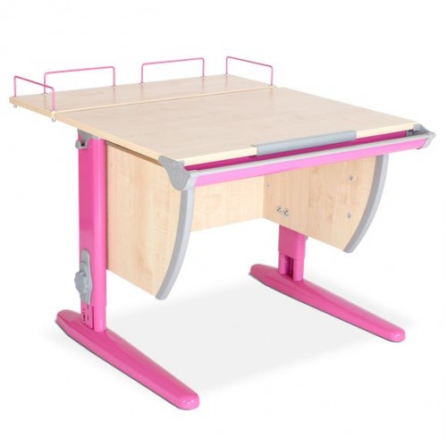 Набор мебели ДЕМИ Сут 14-01 с деревянным стулом - розовый