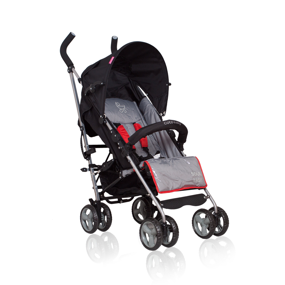 Прогулочная коляска Coto Baby Soul - серая