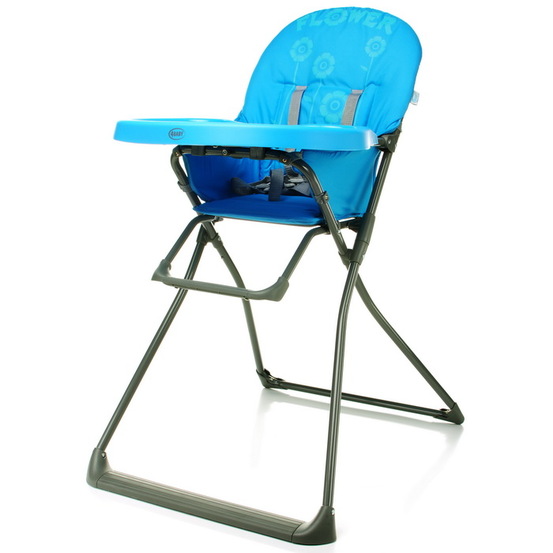 Стульчик  для кормления 4BABY FLOWER - синий