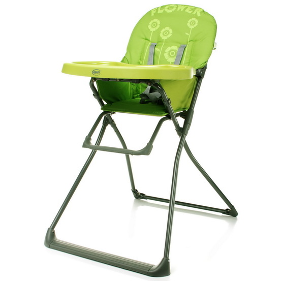 Стульчик  для кормления 4BABY FLOWER - зеленый