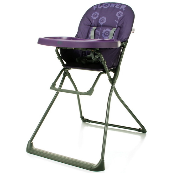 Стульчик  для кормления 4BABY FLOWER - индиго