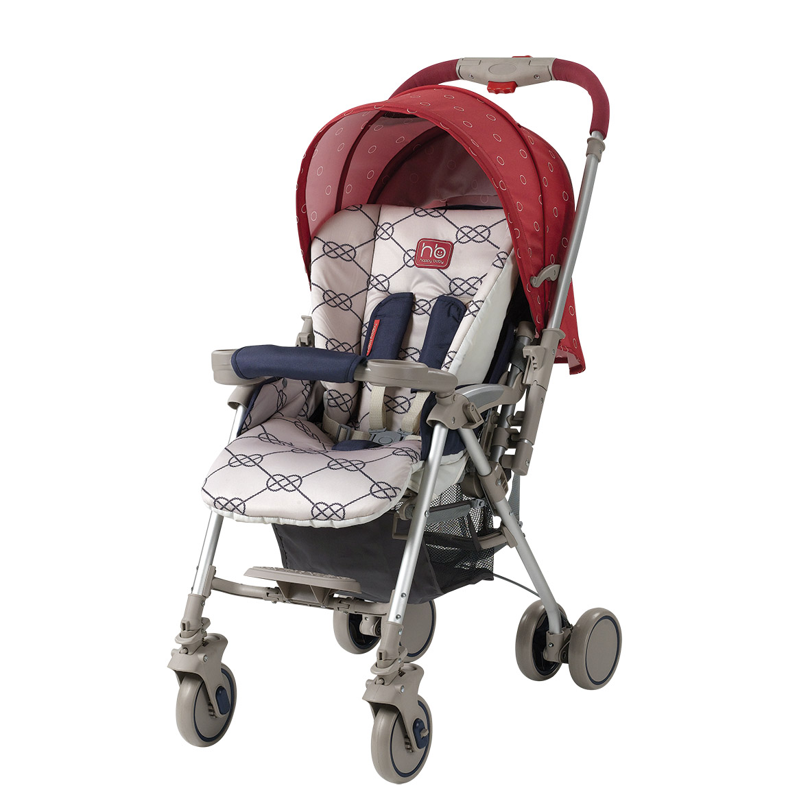 Прогулочная коляска Happy Baby Desire - красная