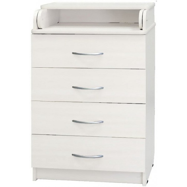 Комод пеленальный Антел Ульяна 1 600/4 - белый